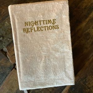 Nighttime Rituals journal in pink velvet New
